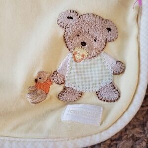 Carters Joy is a . . . Teddy Baby‎ with Pacifier Receiving Blanket Cotton Yellow